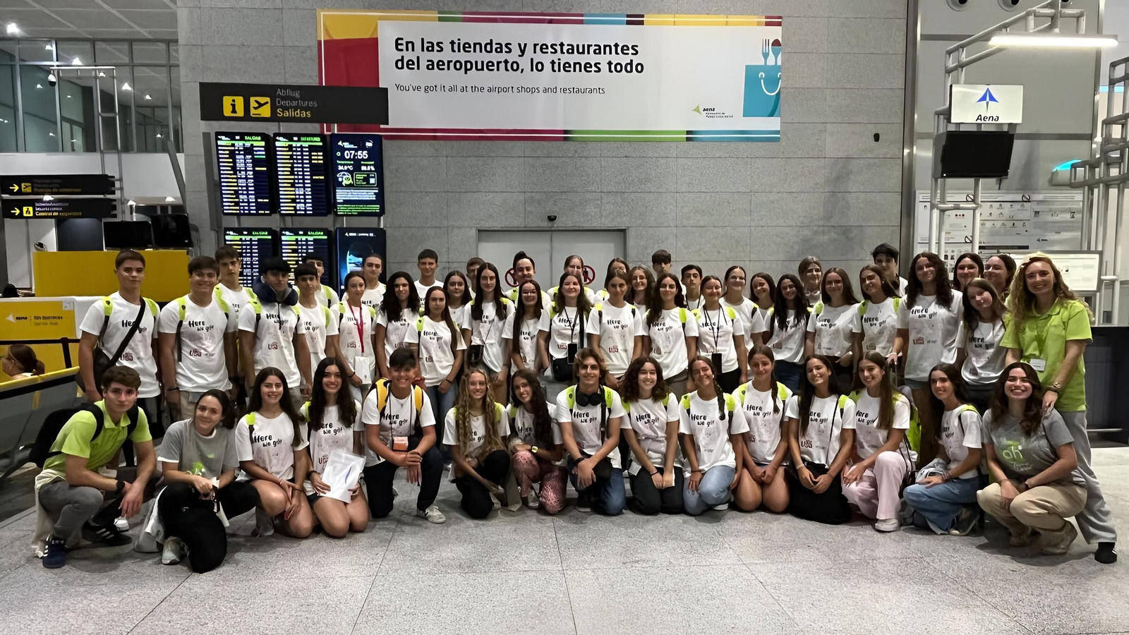 Jóvenes que participan en esta convocatoria de las Becas de Fundación Unicaja.