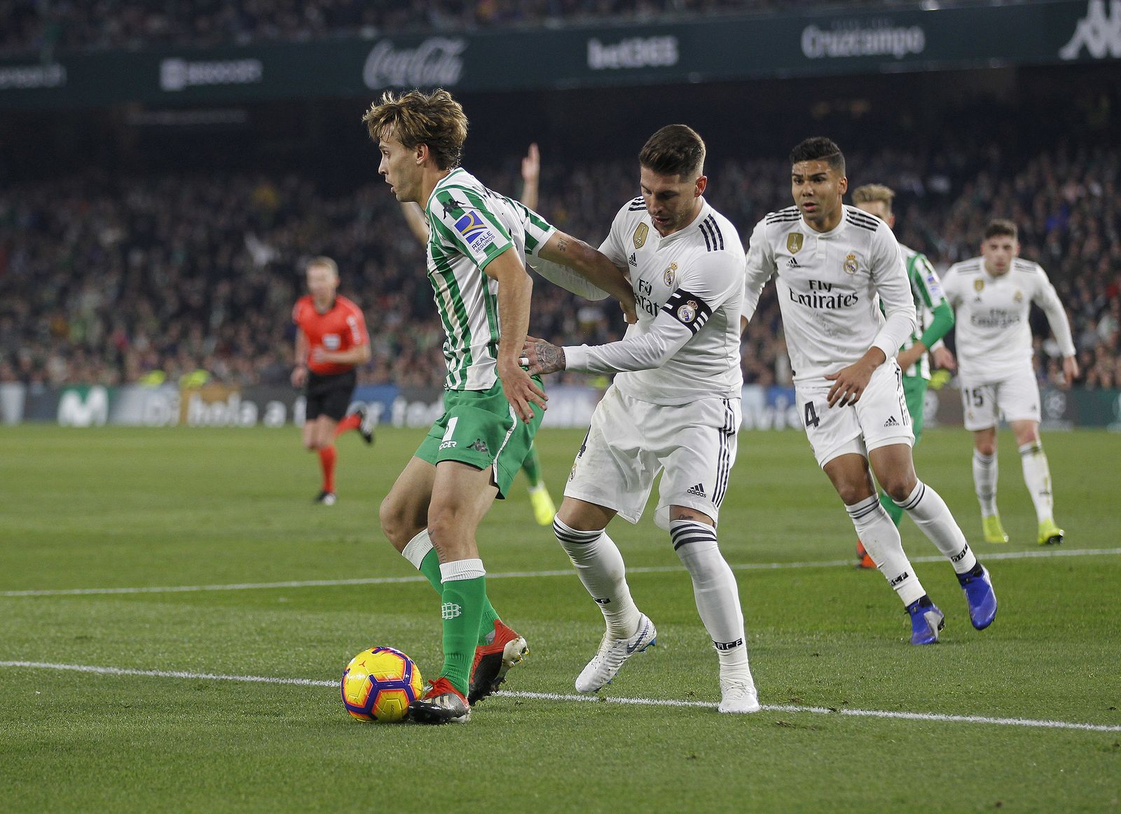 El Betis-Real Madrid, en imágenes.