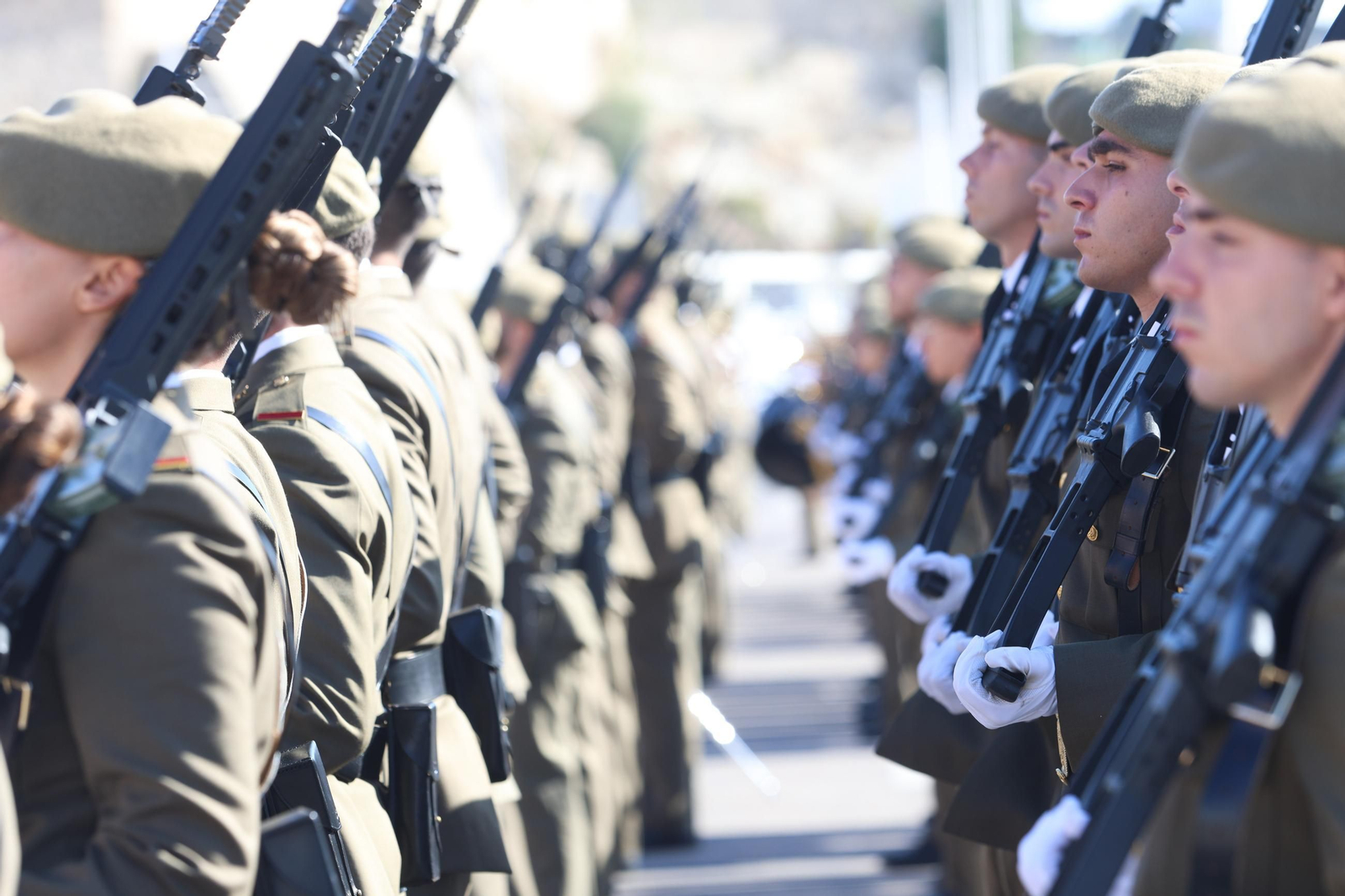 Las fotos de la jura de bandera civil en Tarifa