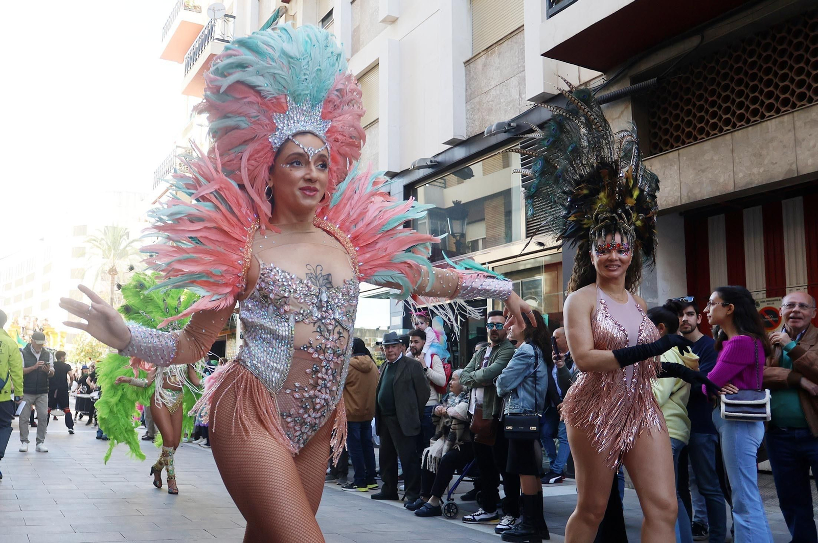Imágenes de la cabalgata del Carnaval Colombino 2024