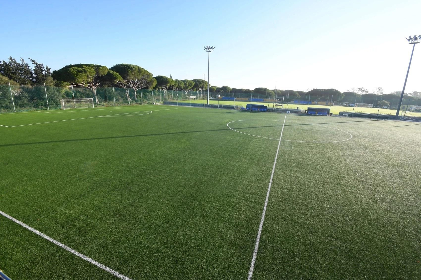 Imagen de las instalaciones de El Rosal, donde juega sus partidos el filial cadista.