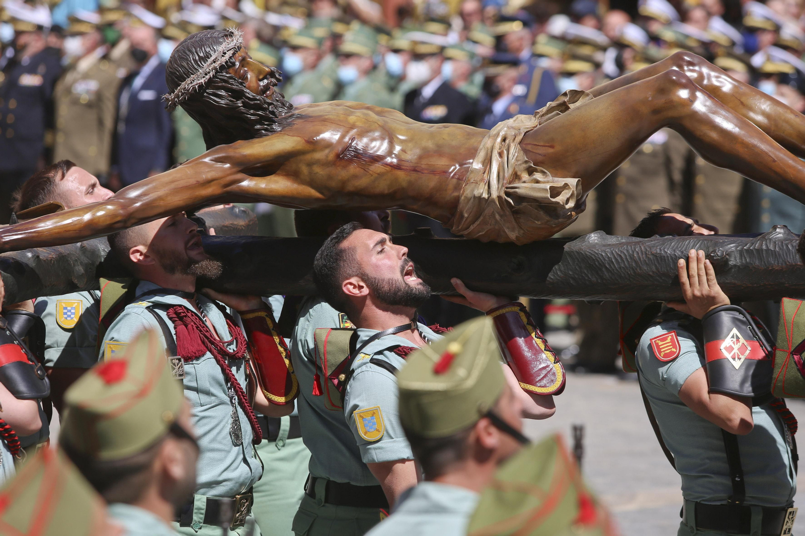 Las fotos de la Legión, en el Jueves Santo de Málaga