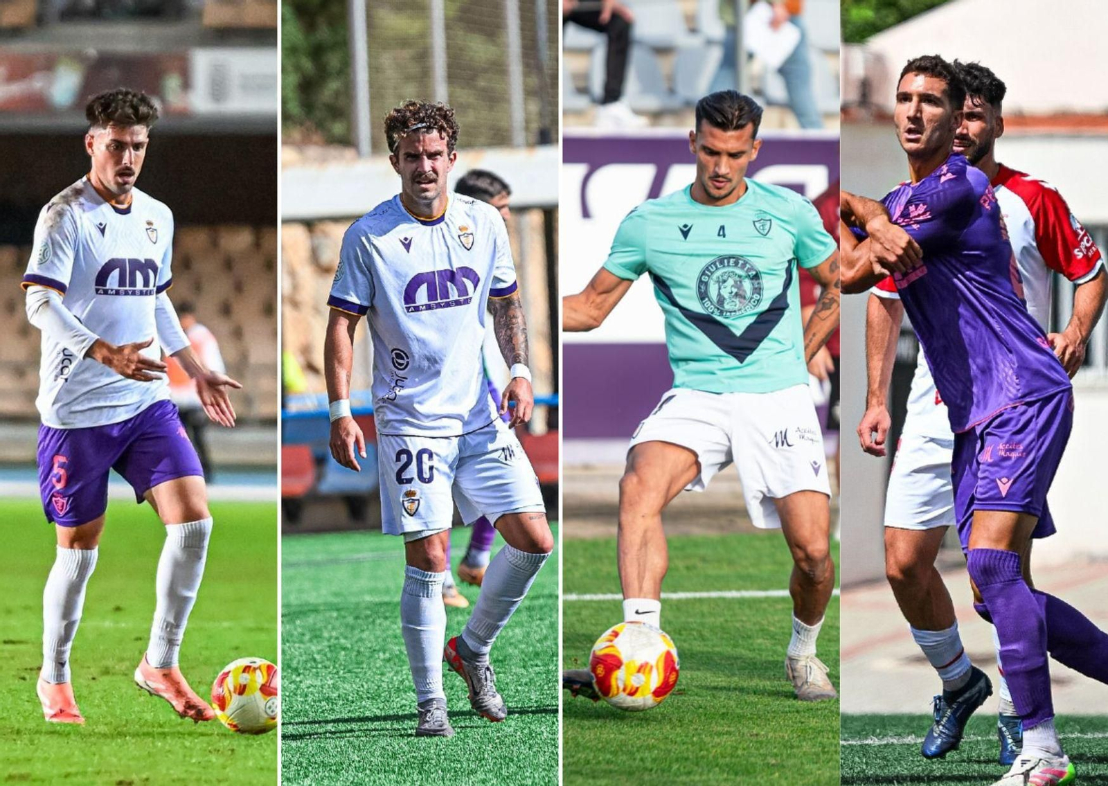 De izquierda a derecha: Del Amo, Mauro Cabello, Pavón y Pedro Fernández.