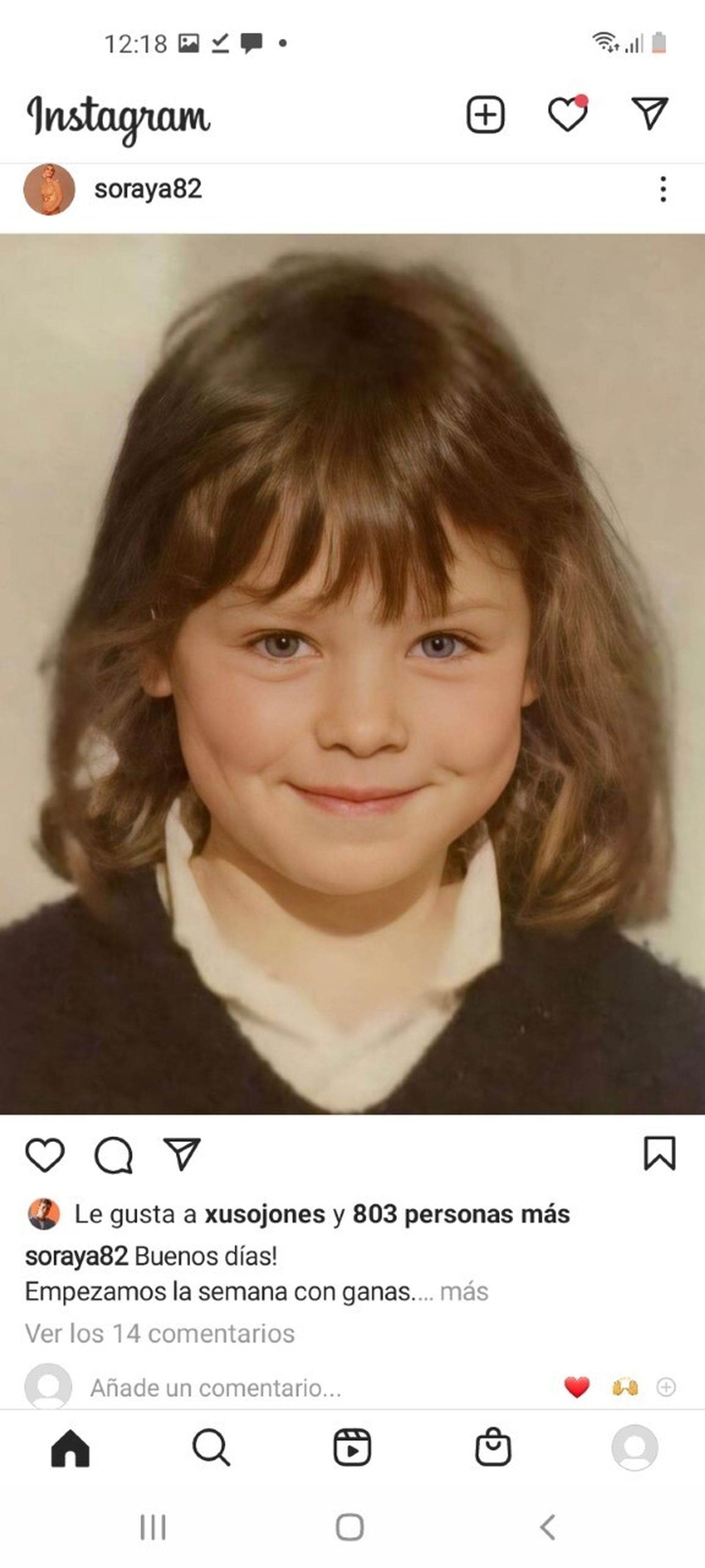 Esta famosa es más reconocible. Si aprietas las dotes de fisonomista la adivinas muy claramente