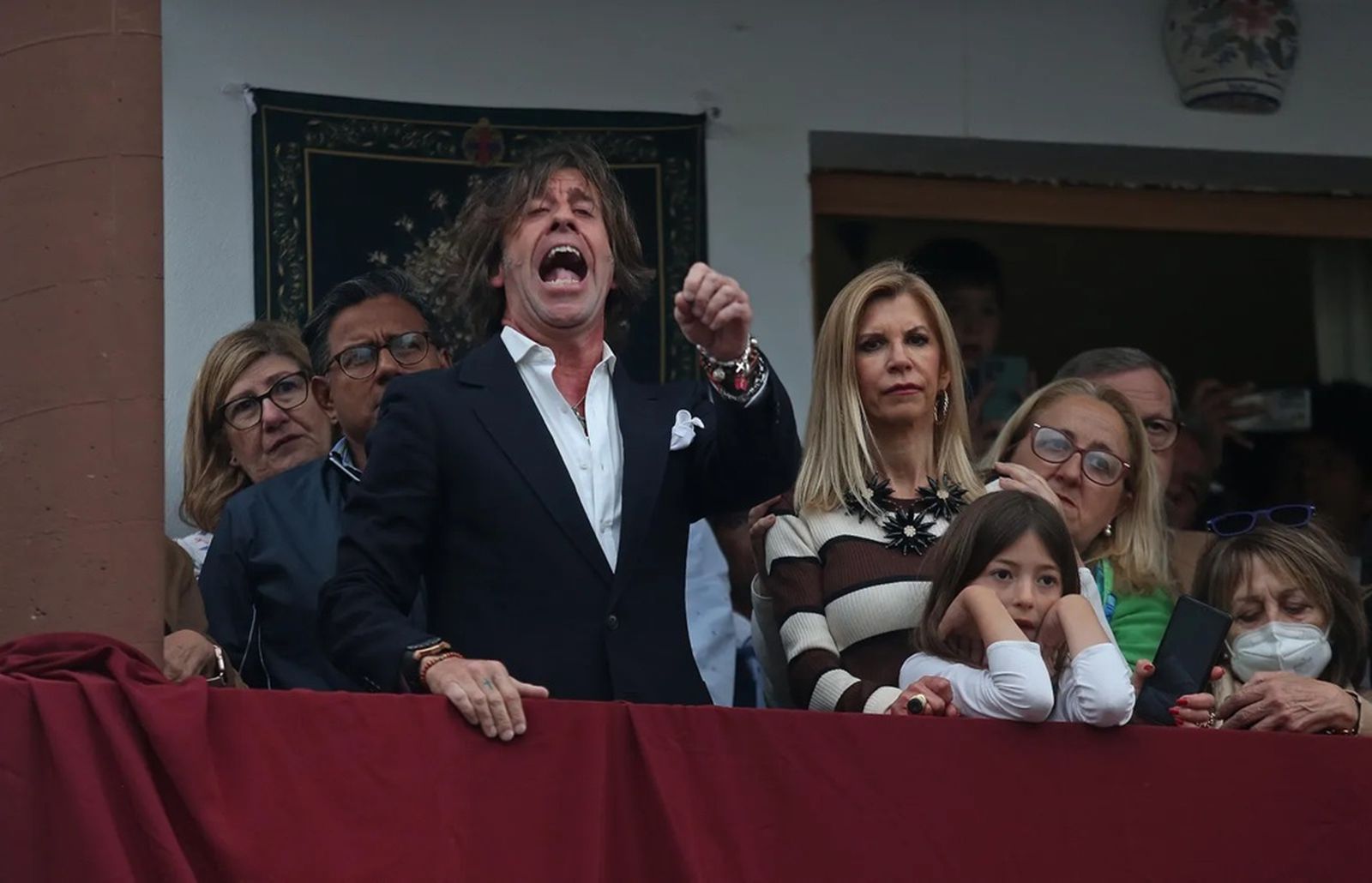 Saeta a Jesús de Medinaceli en la puerta de la Capilla de San Isidro, en 2023.