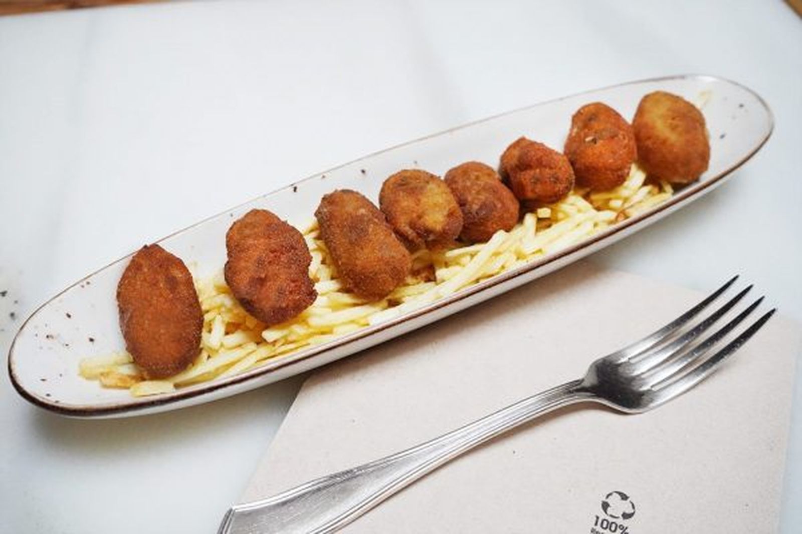 Croquetas de jamón de la Bodeguilla del Bar Jamón
