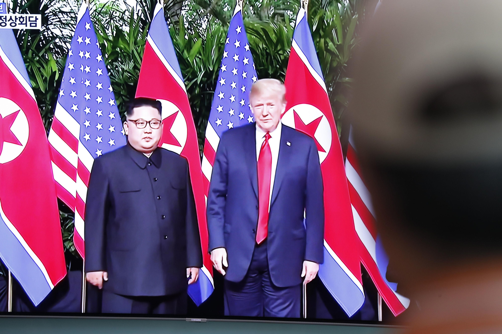 Las imágenes del encuentro entre Kim Jong-un y Trump