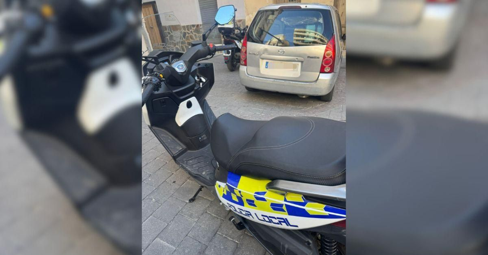 Vehículo interceptado.