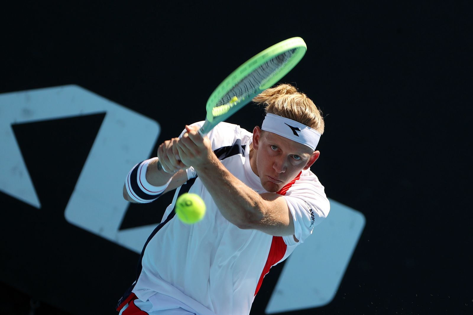 Las fotos del Davidovic - Bublik en el Open de Australia