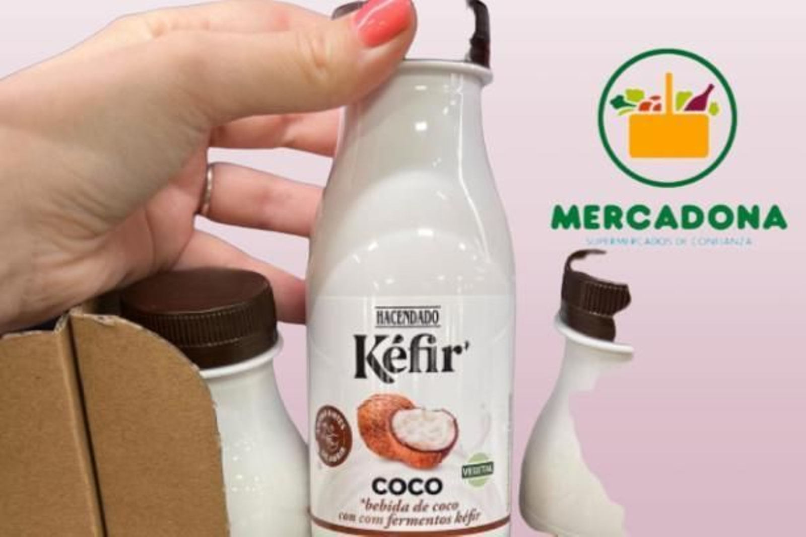 La bebida dulce de Mercadona 0% materia grasa con menos de 100 kcal que es un éxito de ventas en verano