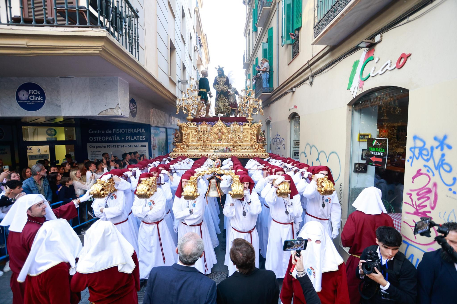 Las fotos de La Paloma en el Miércoles Santo de Málaga