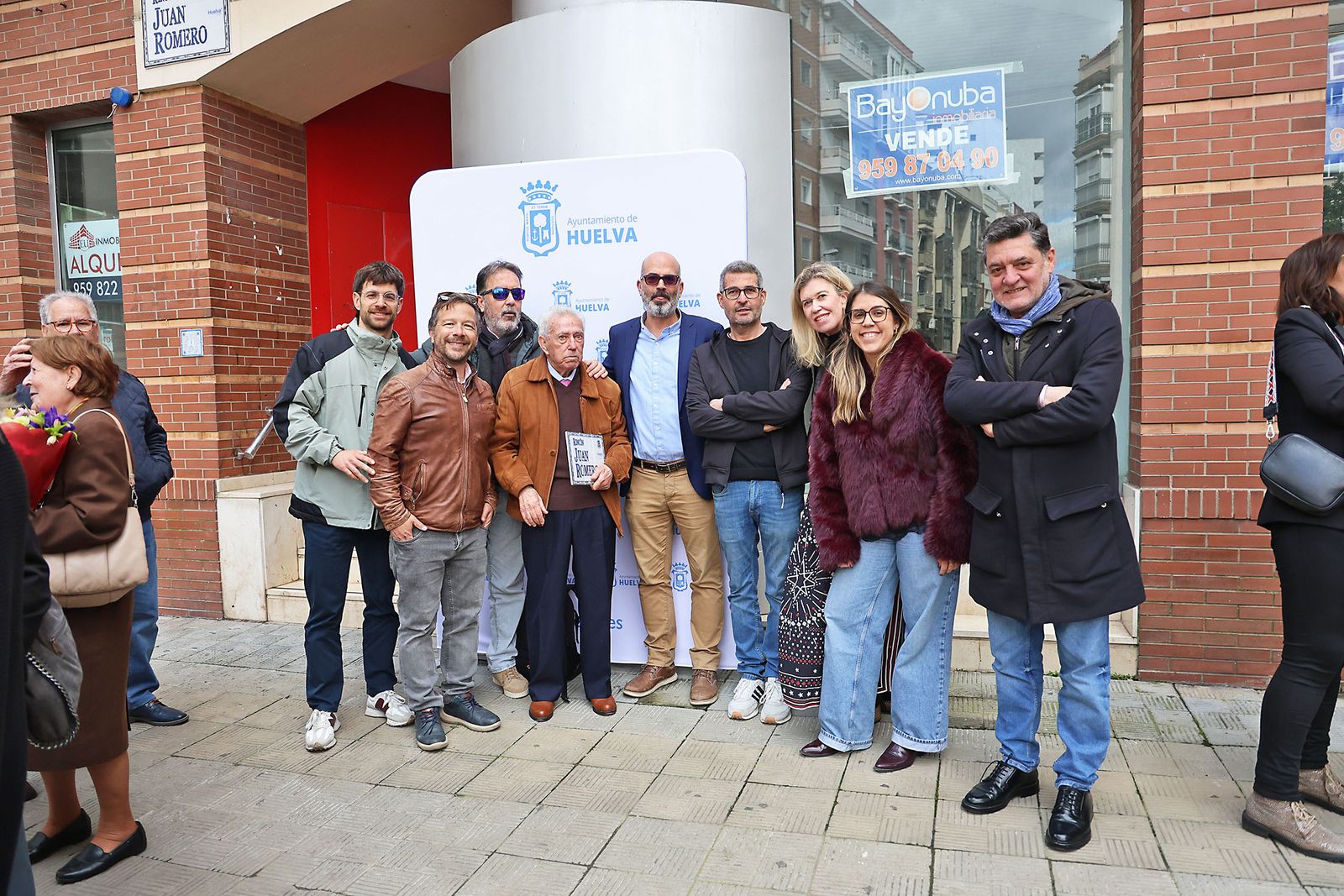 Las fotografías de la rotulación del Rincón de Juan Romero