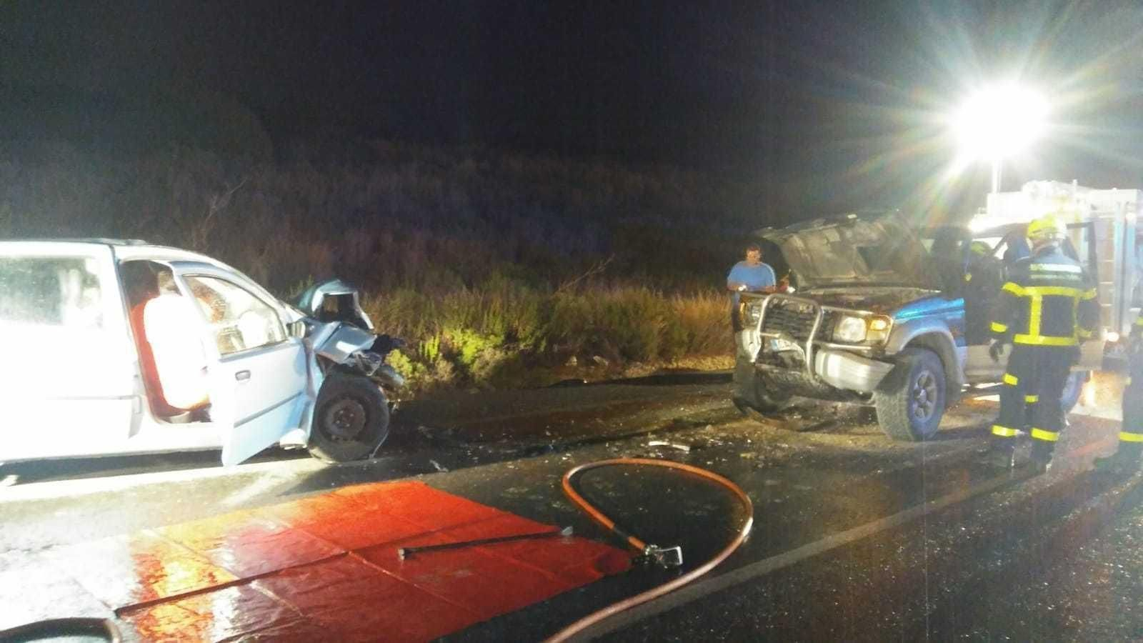 Imagen de archivo de otro accidente producido de noche en esa red viaria