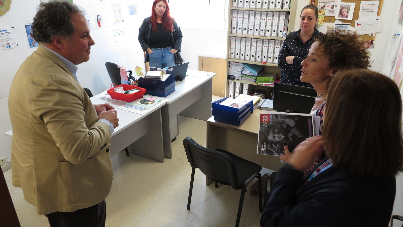 Representantes institucionales y de la Fundación Don Bosco de Huelva.