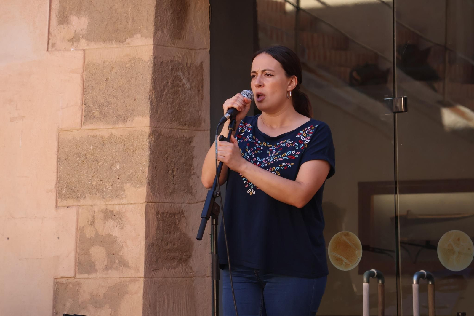 María Villalón en El Ejido.