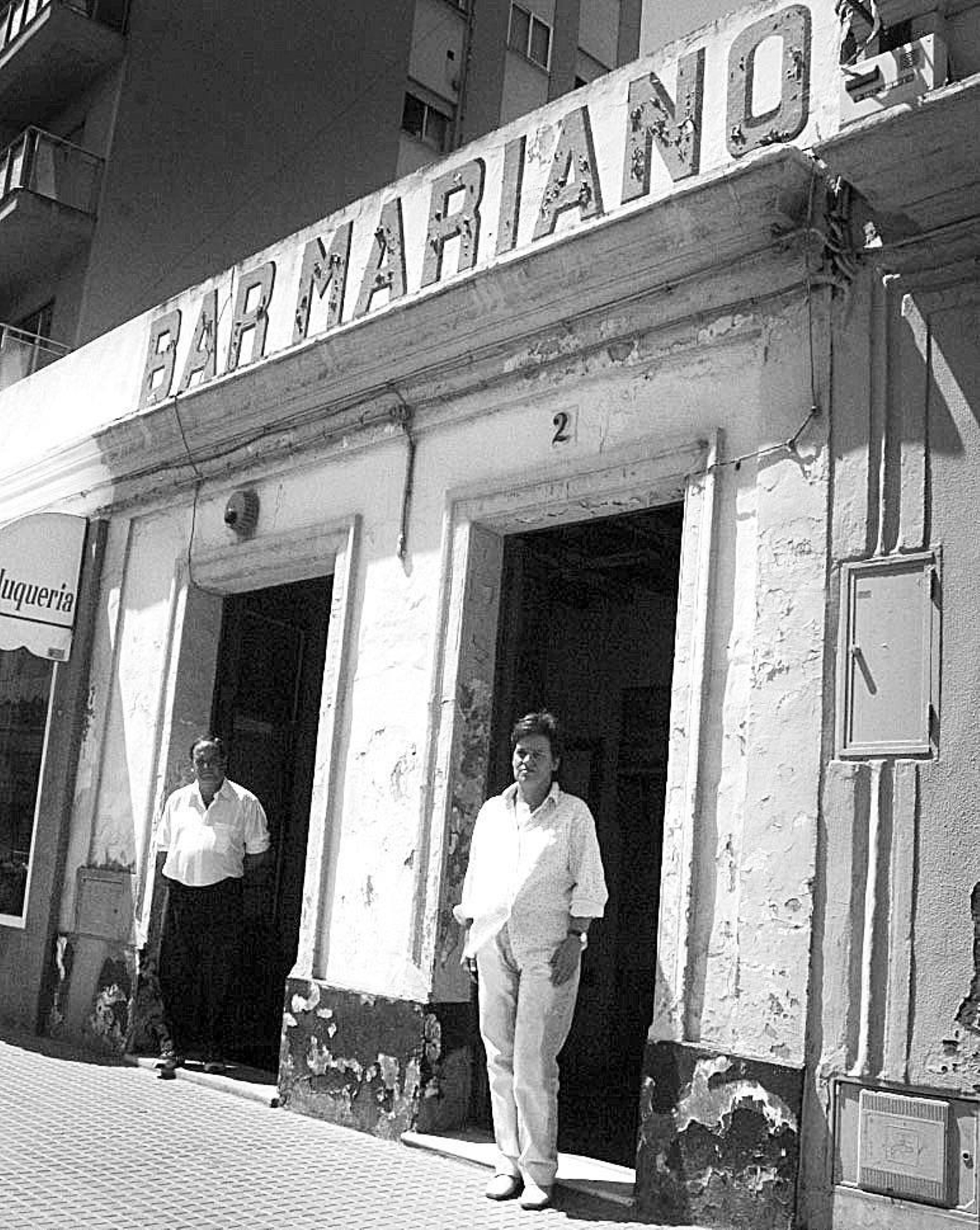 Una foto de archivo del Bar Mariano del año 2003