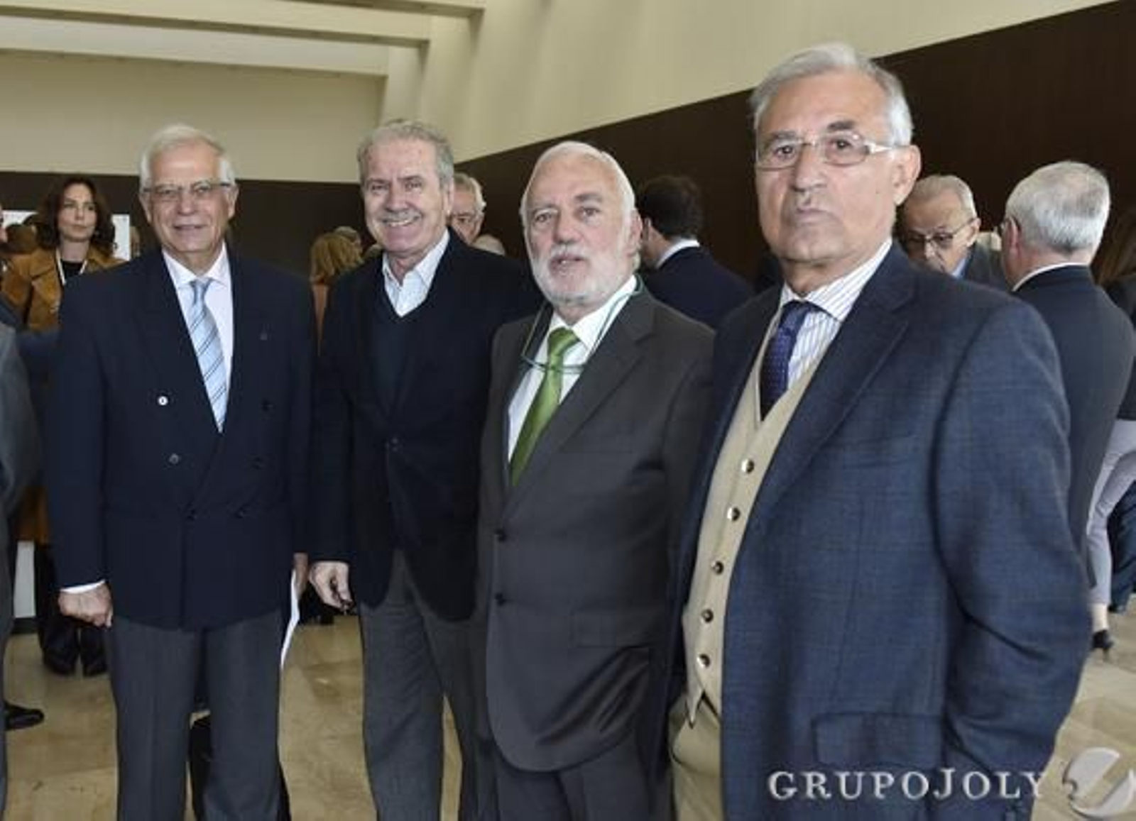 Josep Borrell, Luis Yáñez, Isaías Pérez Saldaña y Juan José López Garzón.

Foto: Juan Carlos Vázquez/ Victoria Hidalgo