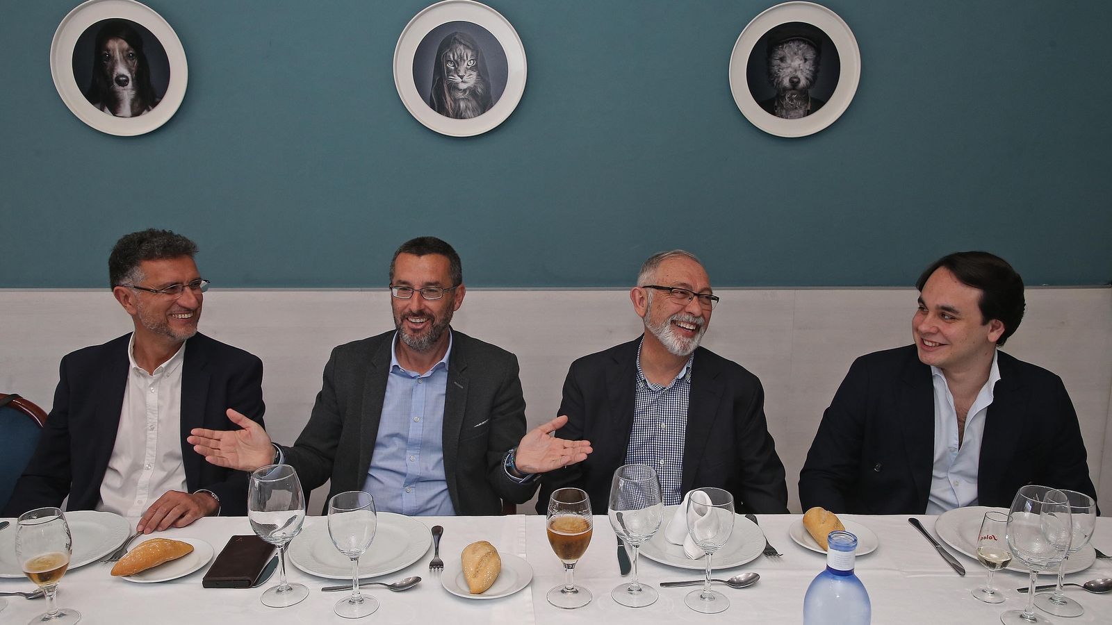 Javier Chaparro, Juan Franco, José Ramón Mata y José Antonio Molina.