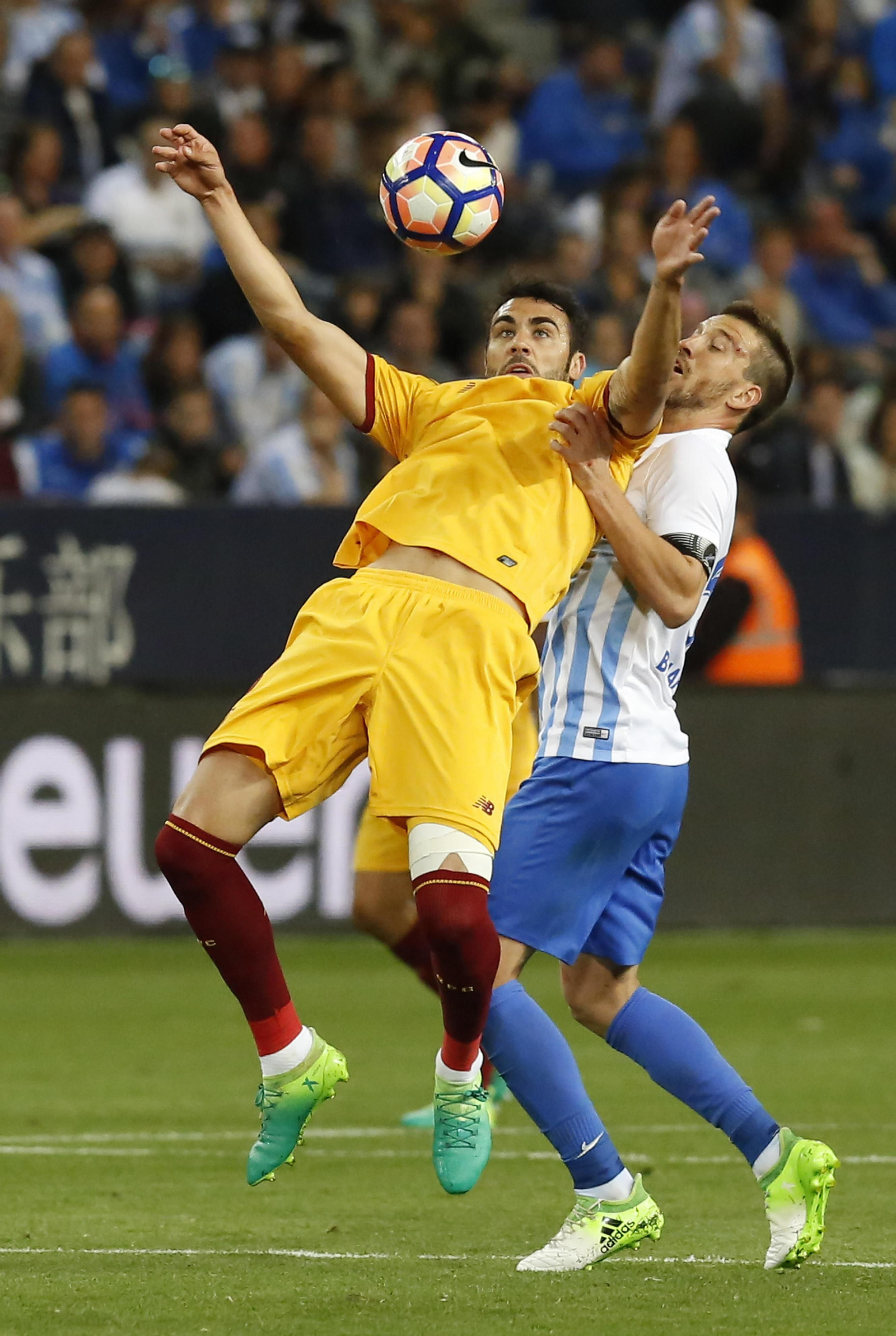 El Málaga-Sevilla, en imágenes