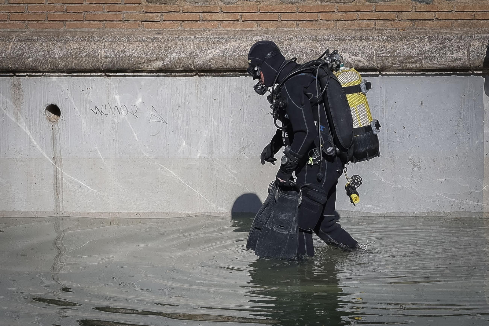 El simulacro ante una inundación en Granada, en imágenes