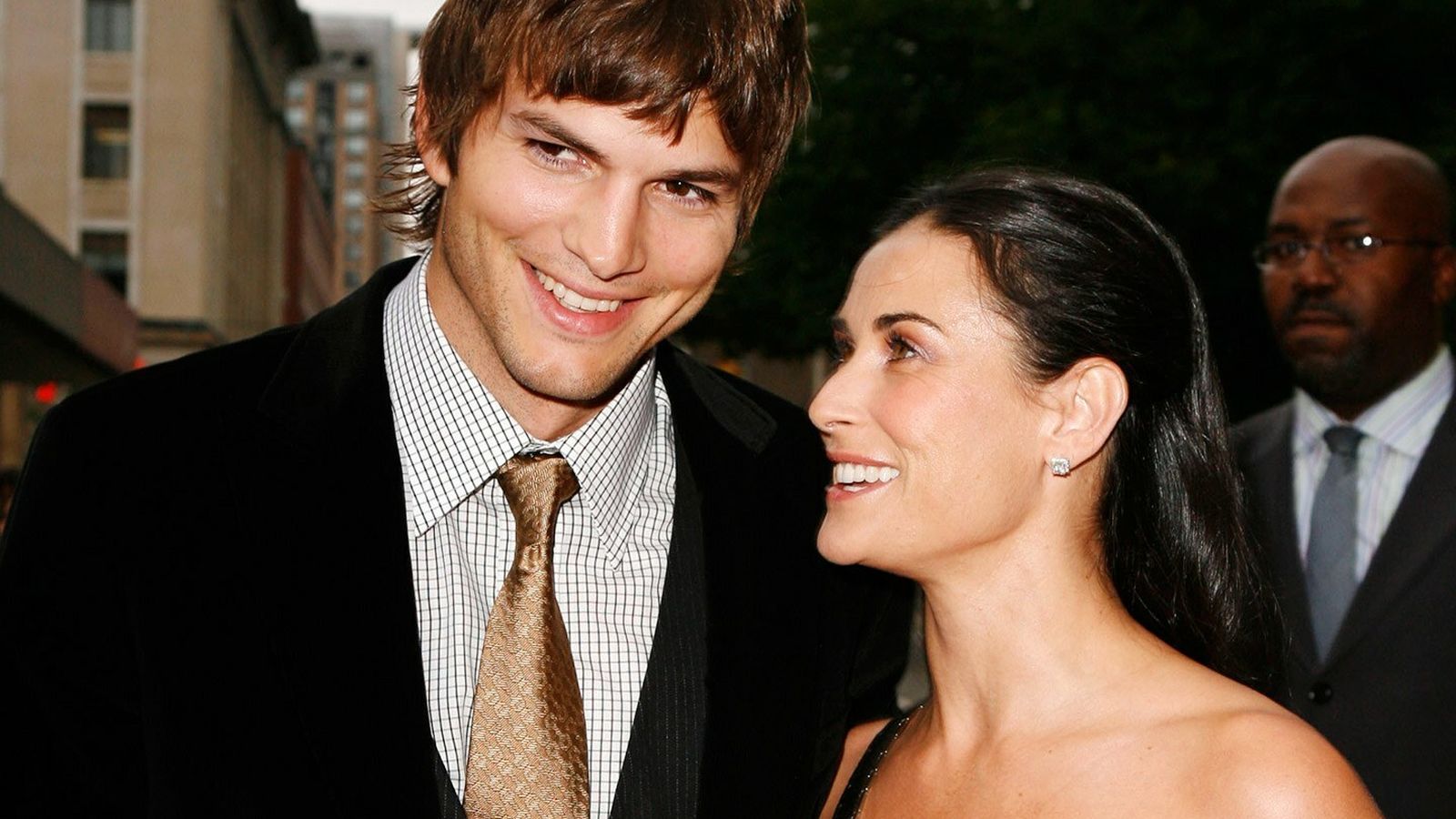 Demi Moore cuando estaba casada con Ashton Kutcher.