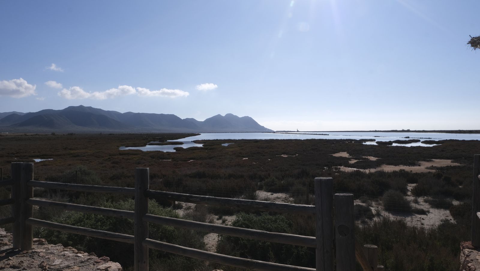 Imágenes de las Salinas de Cabo de Gata con agua otra vez
