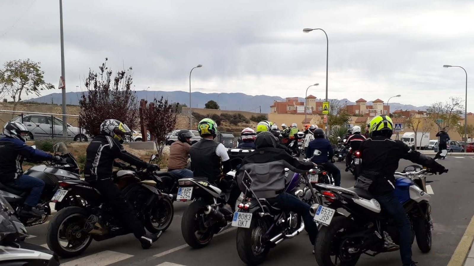 Participantes en la Ruta Motera de Huércal