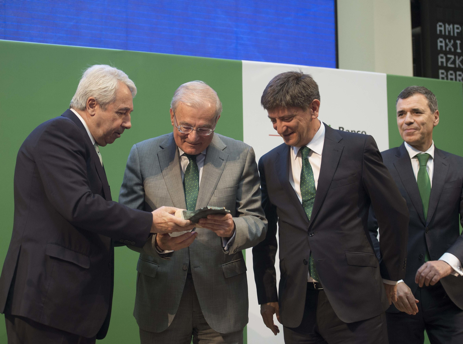 La salida a Bolsa de Unicaja Banco en imágenes