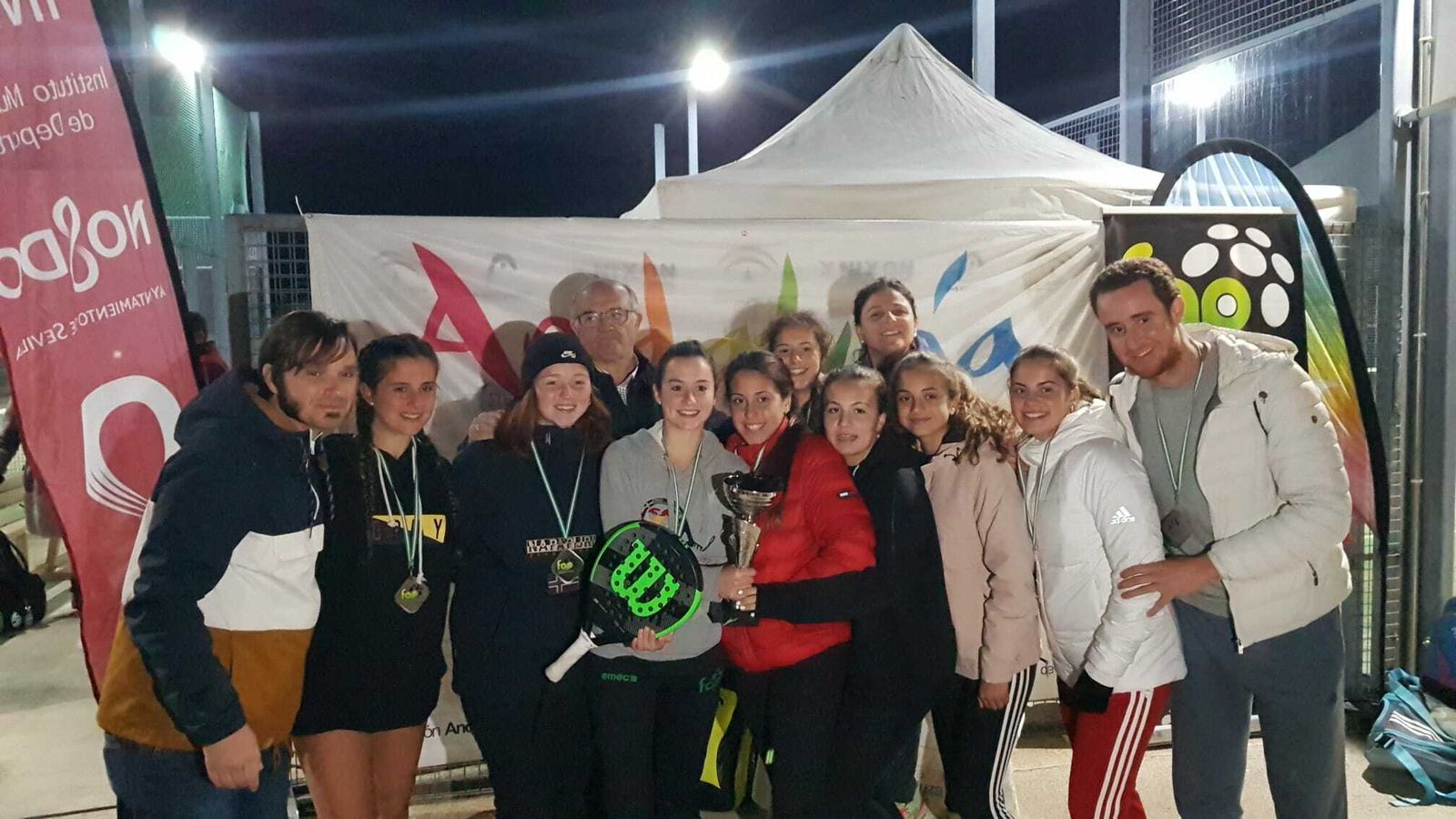 Éxito del pádel provincial en el Andaluz de Menores