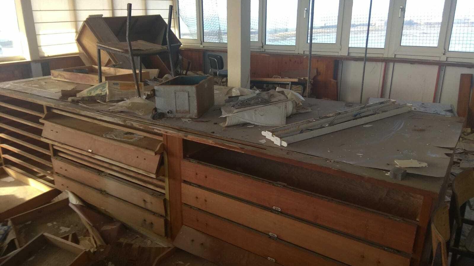 El estado de deterioro es general en todas las estancias de este viejo inmueble.