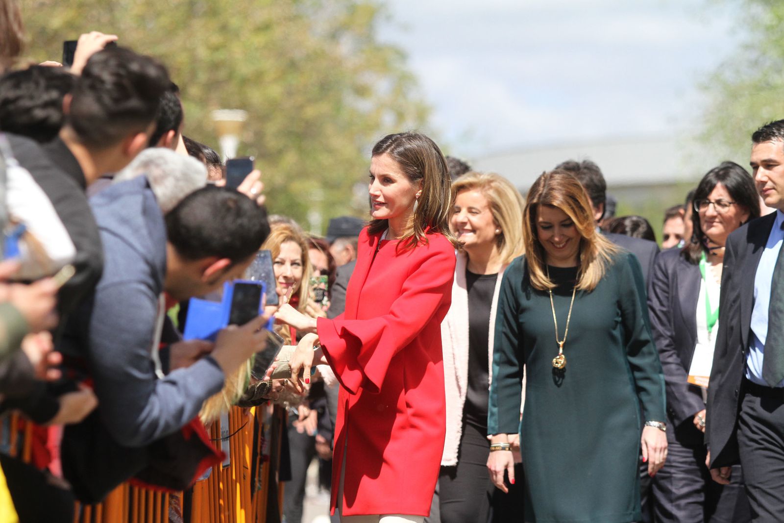 Imágenes de la visita de la reina Letizia a Huelva