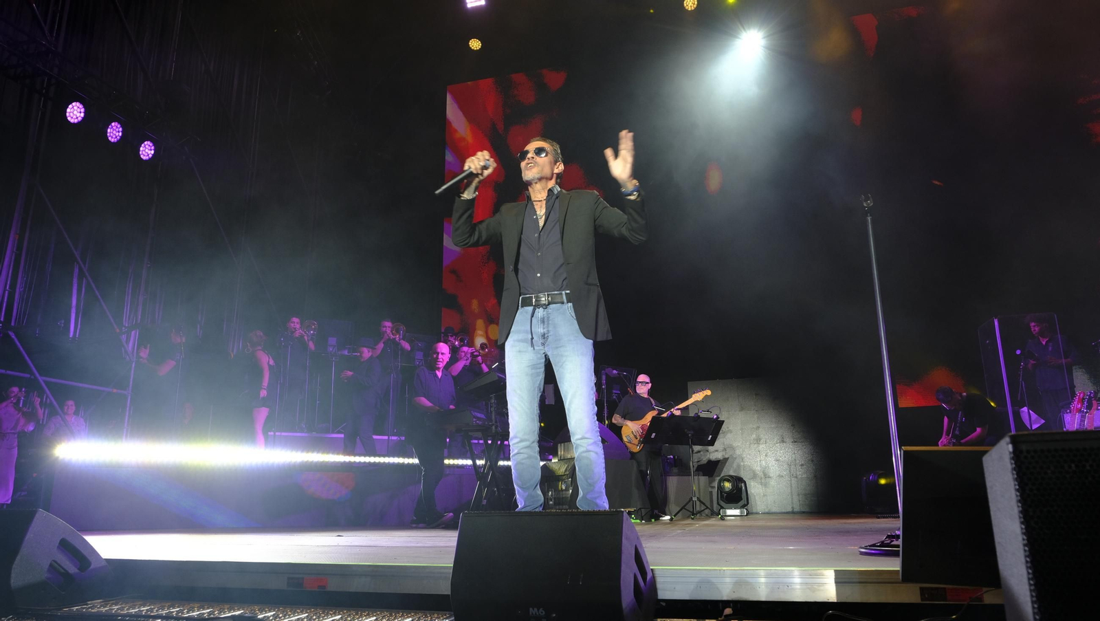 Concierto de Marc Anthony en Roquetas, en imágenes