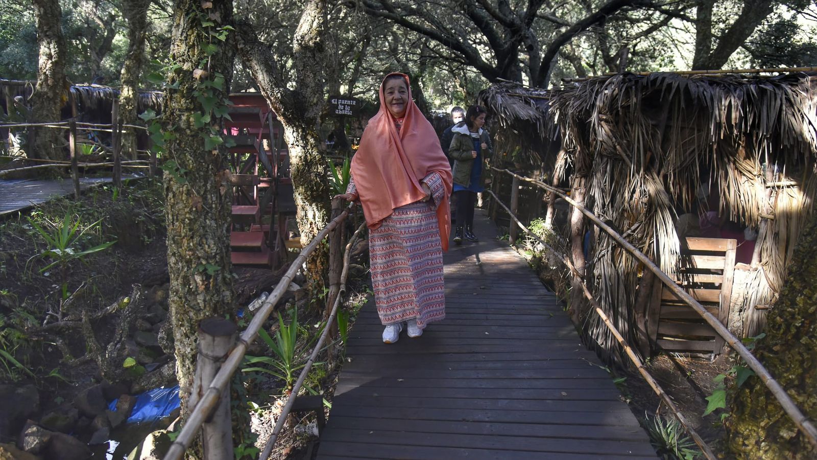 El Belén viviente de Pelayo tras el incendio