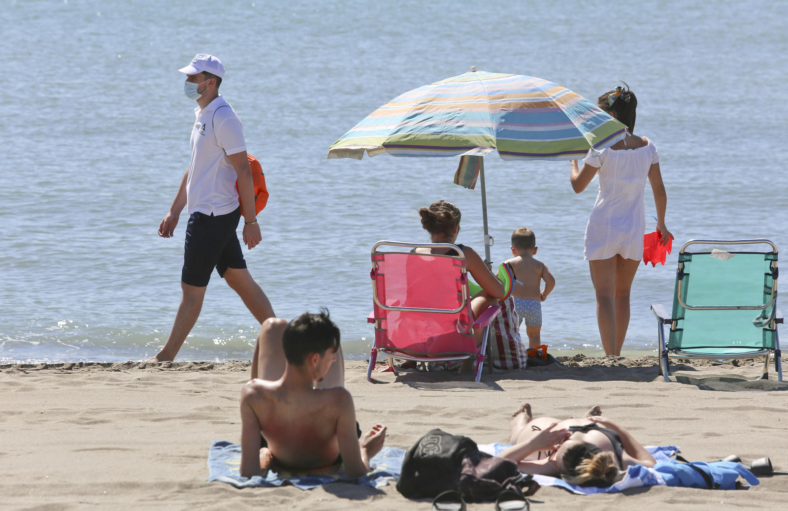 Fotos de la playa en Málaga, donde escapar del calor