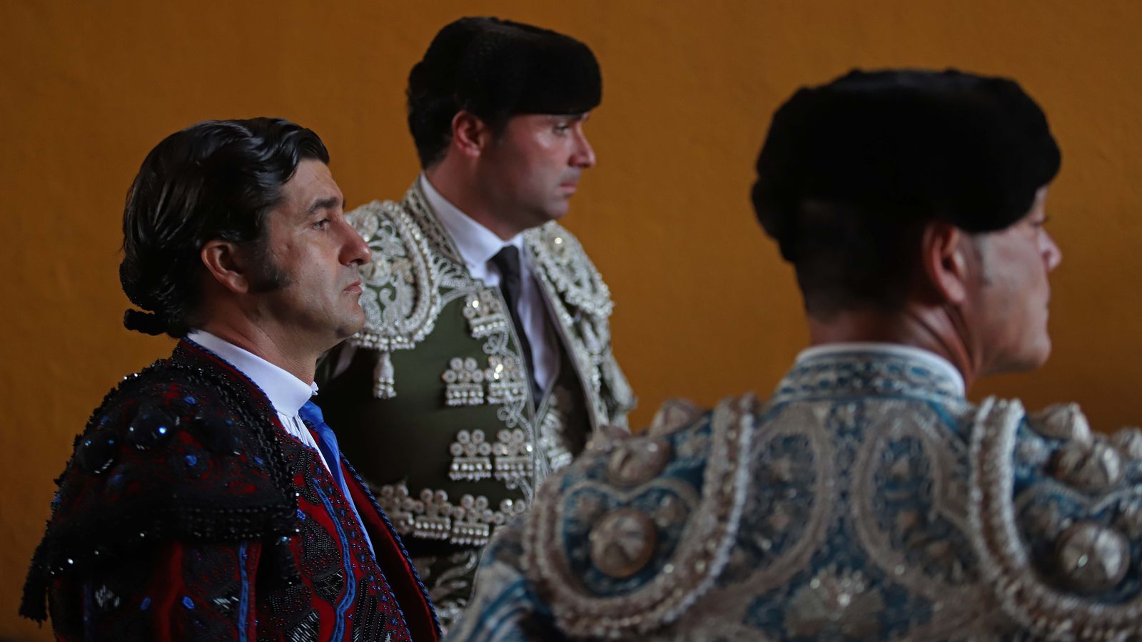 Sánchez Araujo, junto a Morante, en la plaza de toros de Las Palomas.