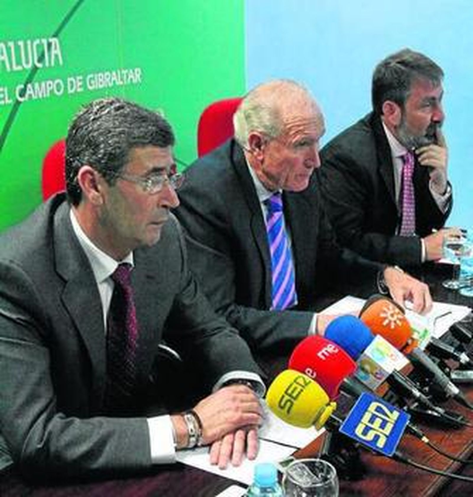 Tomás Herrera, Rafael España y Gabriel Almagro.