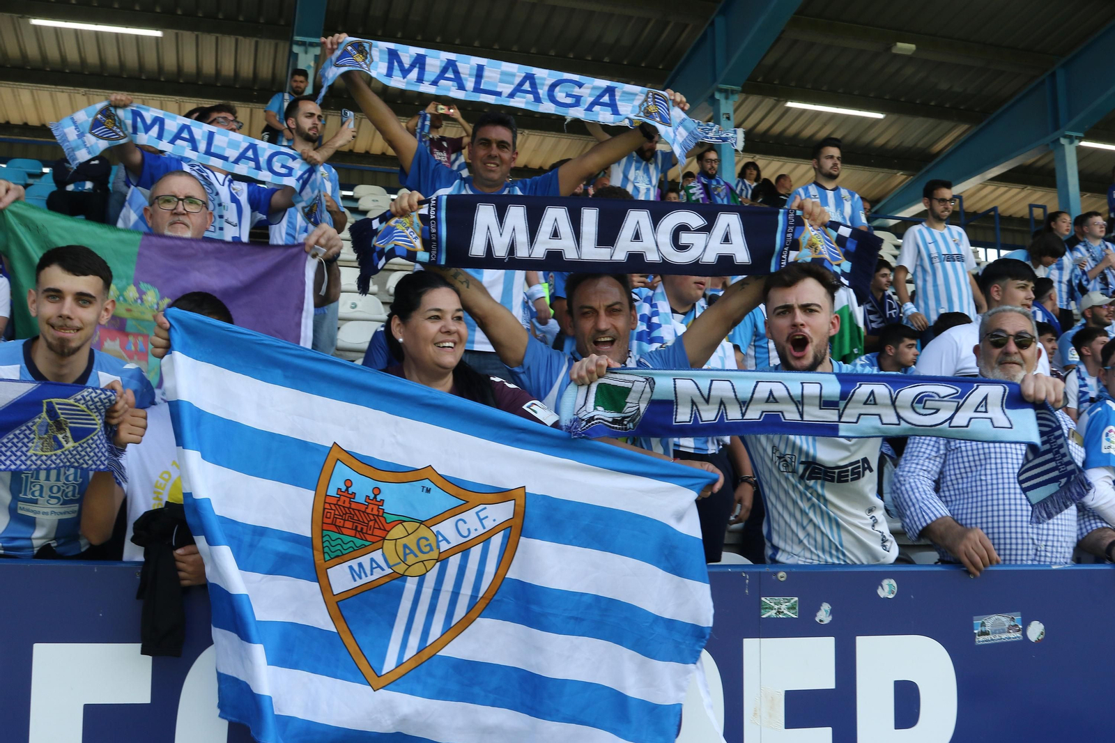 El Ponferradina-Málaga CF, en fotos