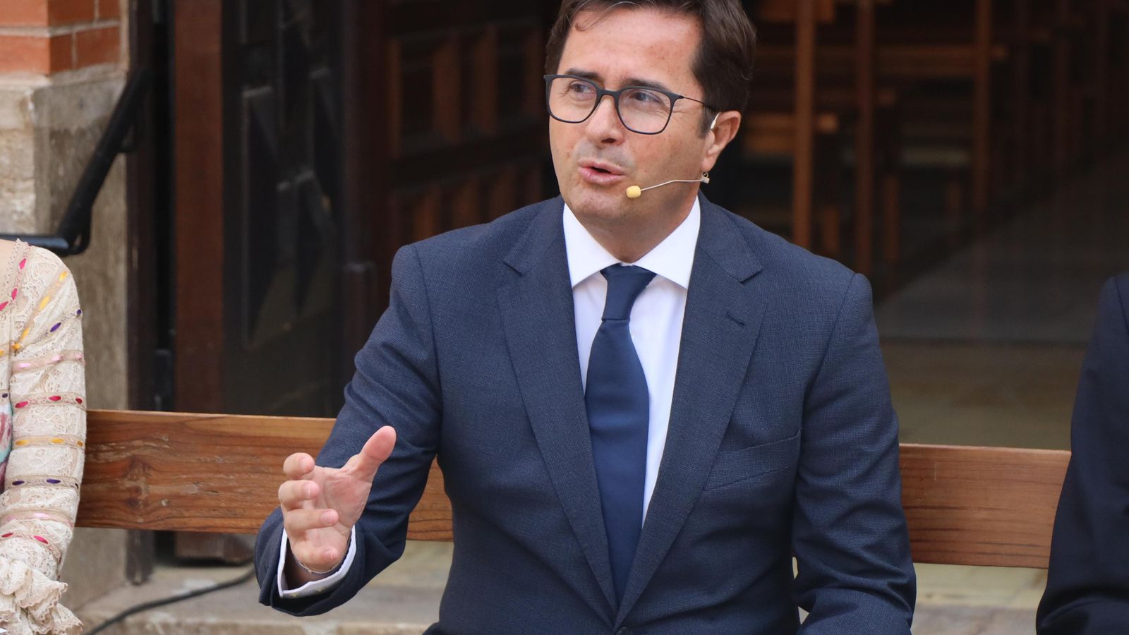 El alcalde Francisco Góngora, en la puesta de largo de los festejos.