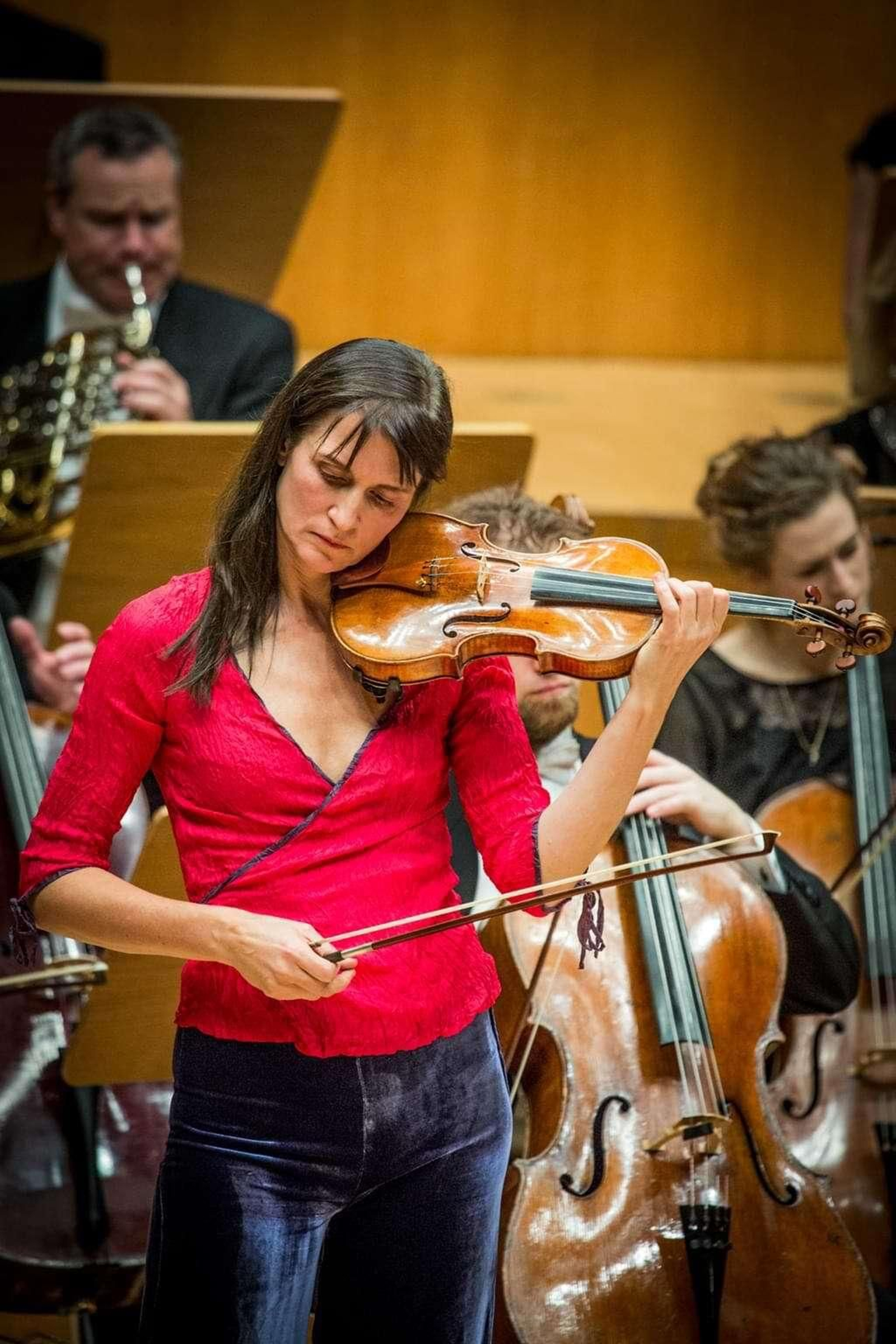 La violinista rusa Viktoria Mullova.