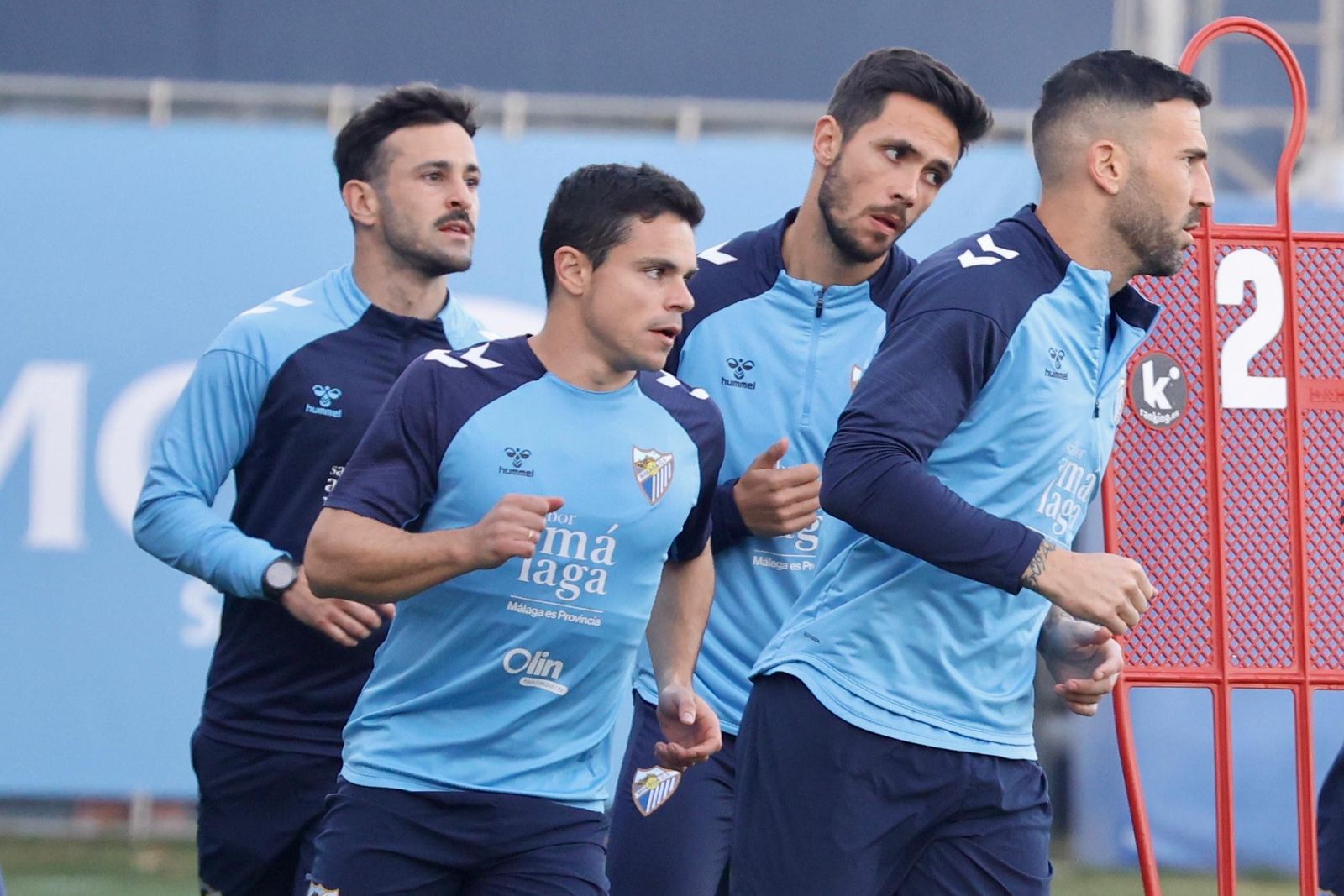 Kevin, novedad en el trabajo del Málaga CF