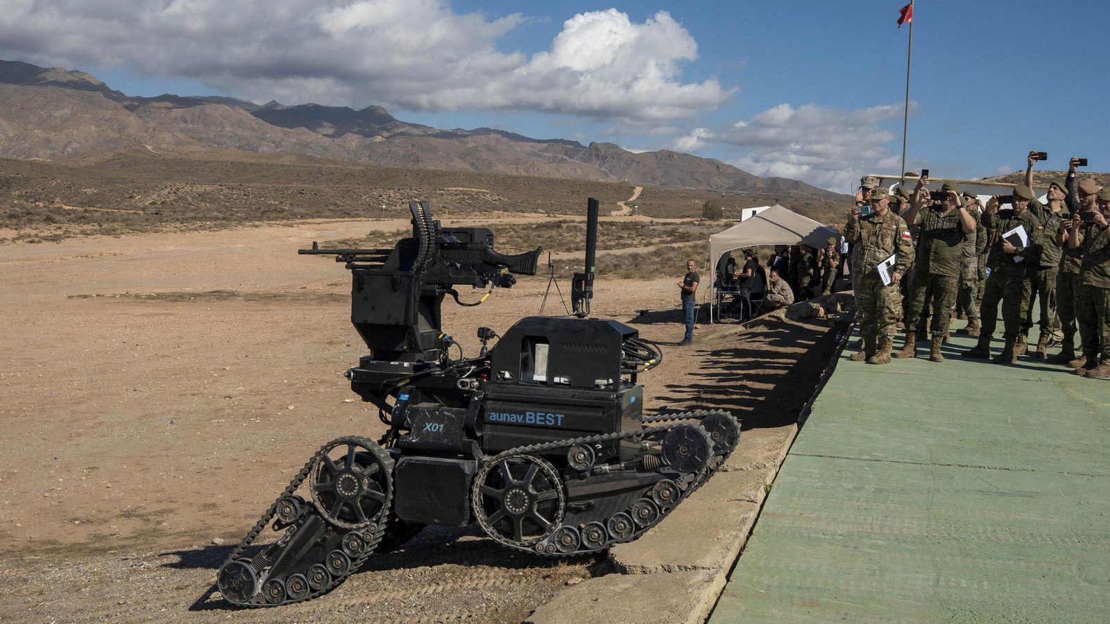 Robots de guerra del Ejército de Tierra.