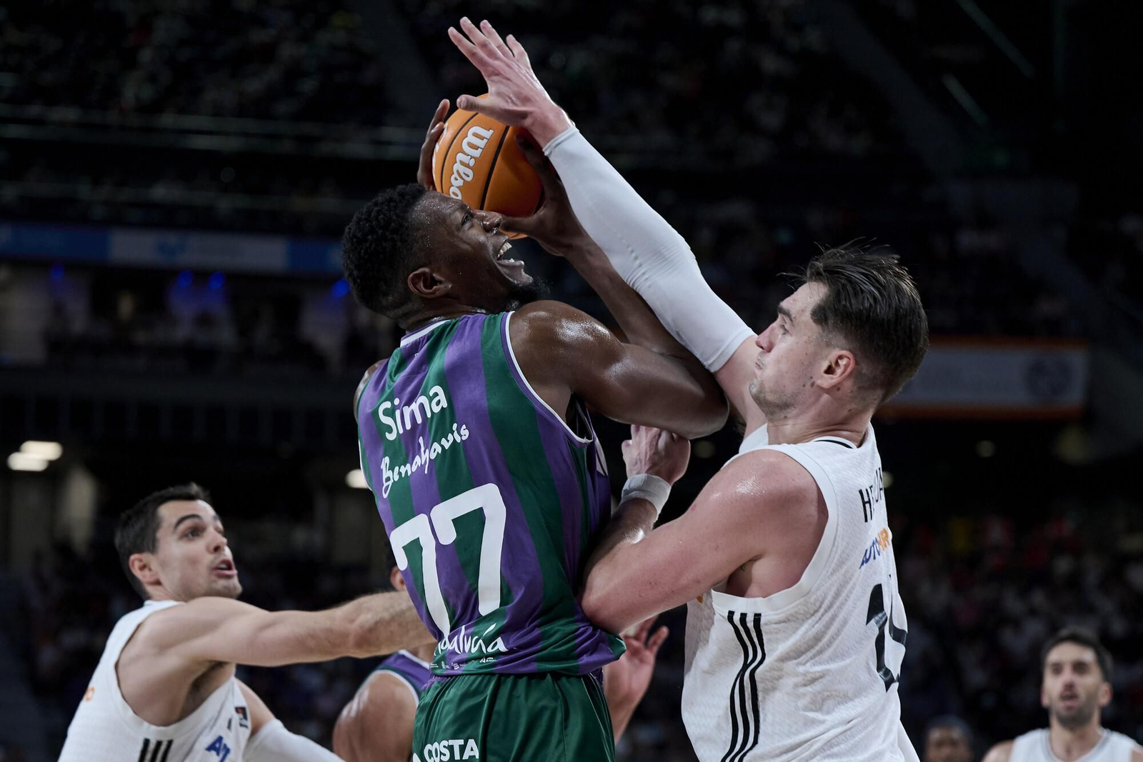 El Real Madrid-Unicaja en fotos