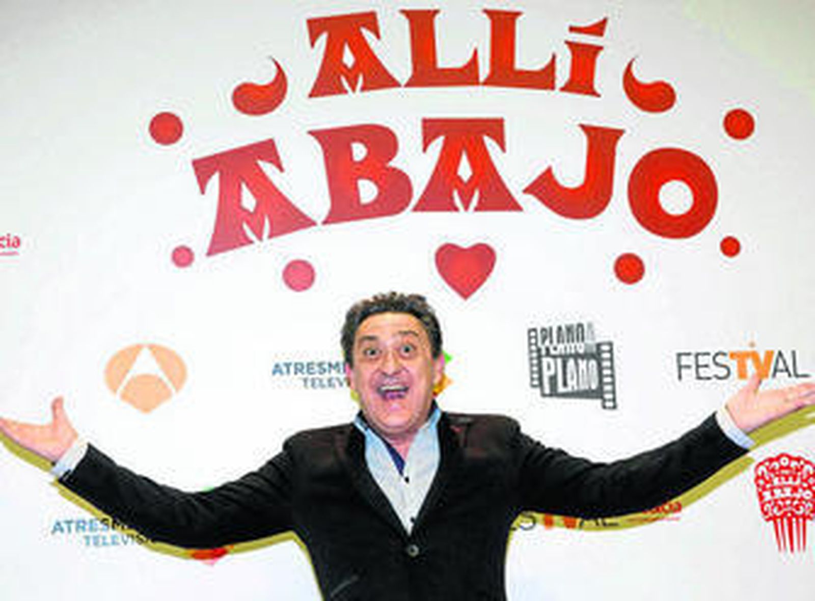 El actor onubense, en la presentación de la serie en la que interpretará el papel de Benito Benjumea.