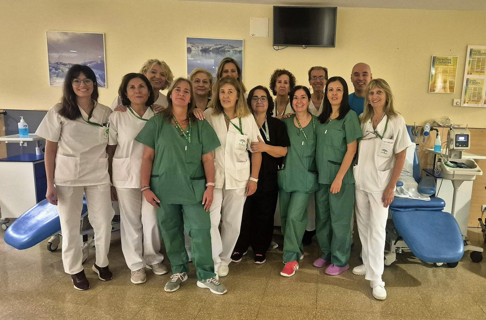 Foto de familia del equipo Hospital de Día Médico Foto de familia del equipo Hospital de Día Médico