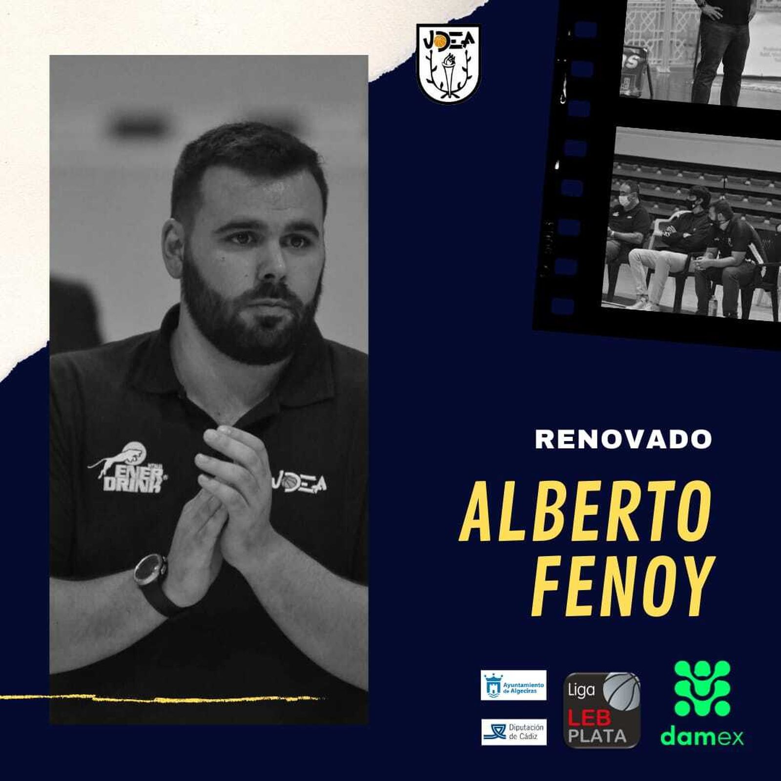El anuncio de la renovación de Alberto Fenoy por Udea
