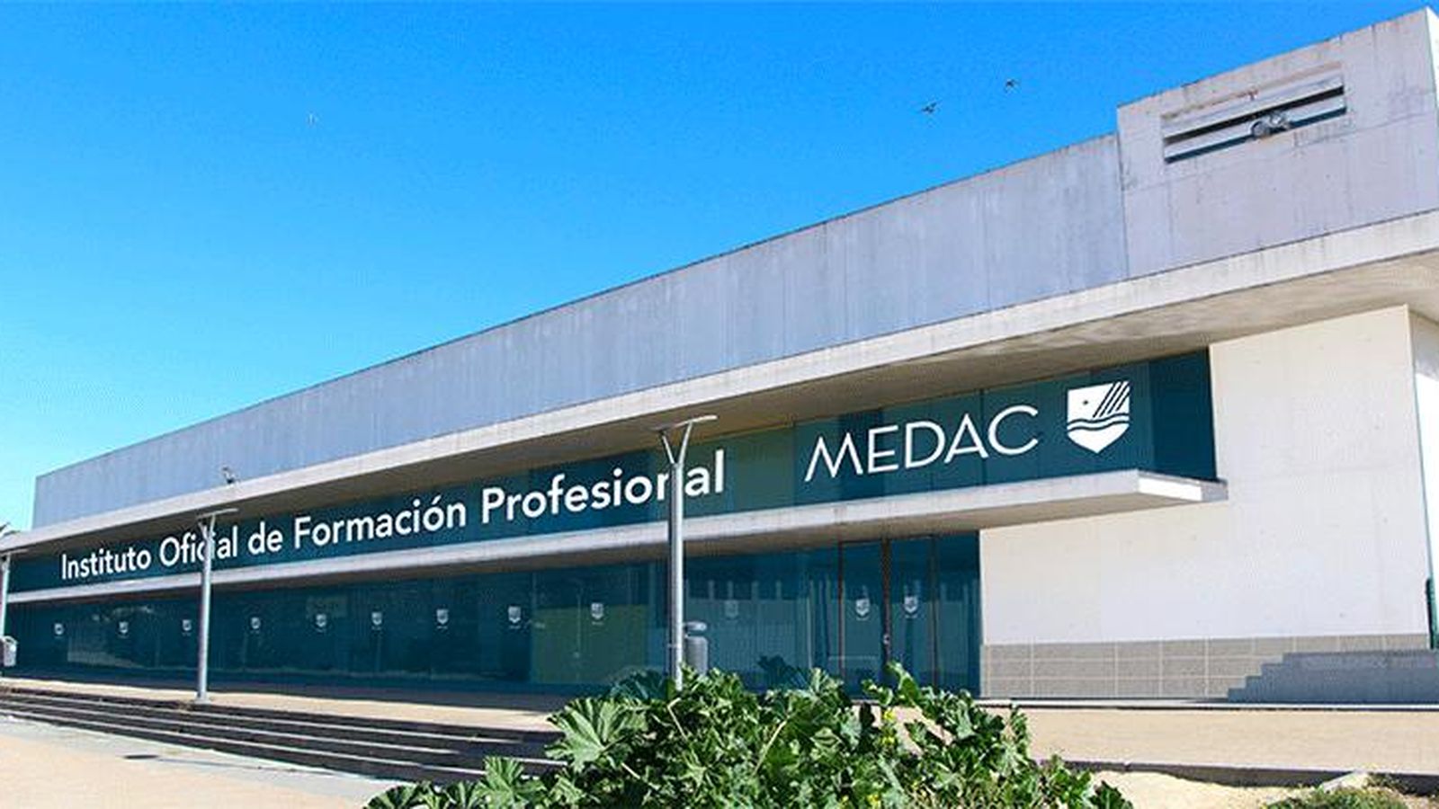 Instalaciones de Instituto MEDAC en Jerez, en el Palacio de Deportes de Chapín.
