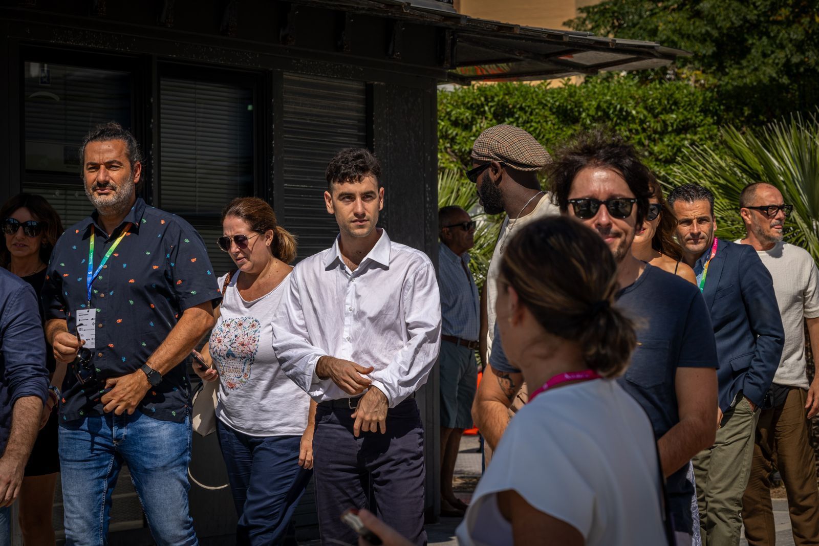 Photocall de Petra Martínez y actores de la serie 'La ley del mar' en La Caleta