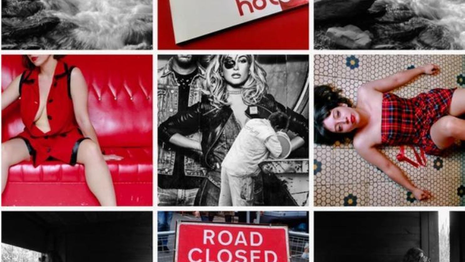 Algunas de las imágenes exhibidas por Ángel García Roldán.