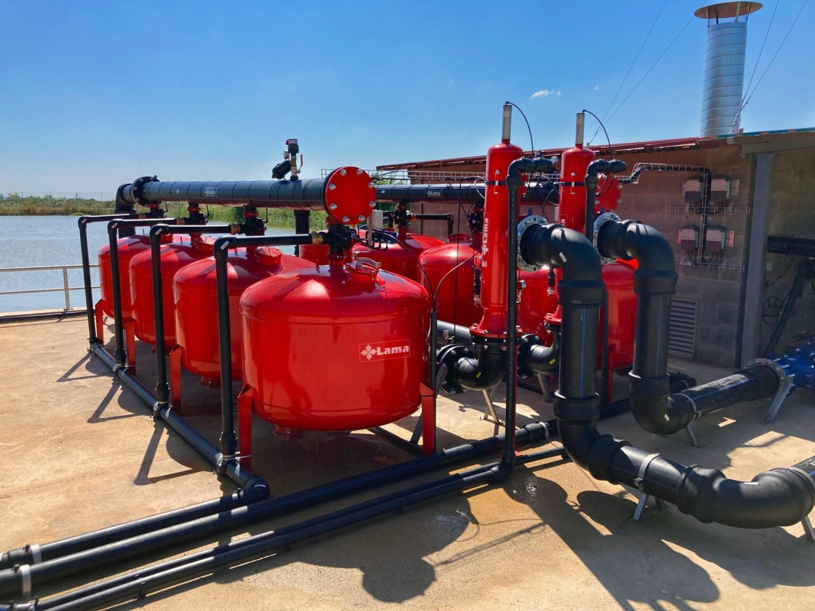 Maquinaria de sistemas de filtrado de Lama.