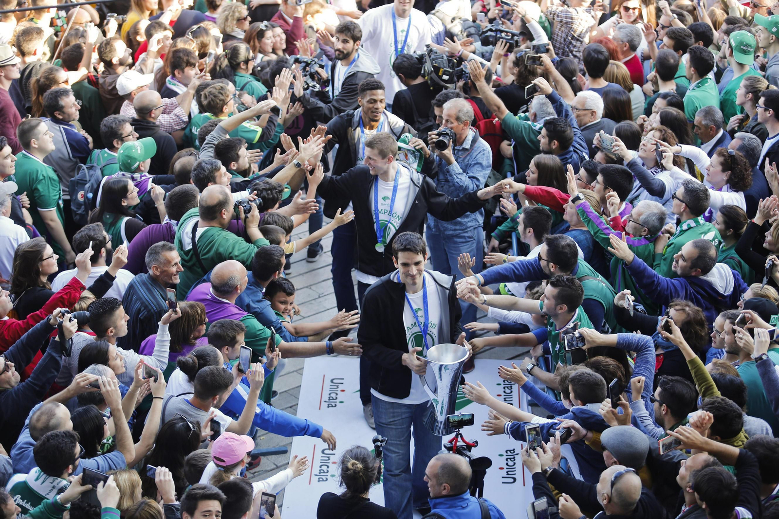 Los cinco años de Adam Waczynski en el Unicaja, en fotos